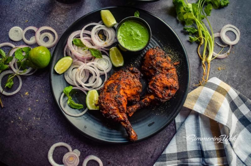 Tandoori Chicken in Air Fryer - SimmeringWok