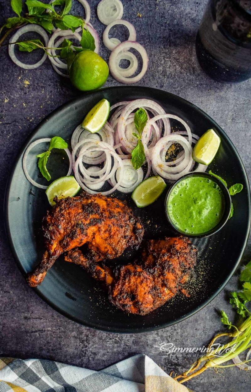 Tandoori Chicken in Air Fryer - SimmeringWok