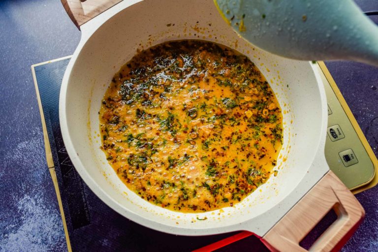 adding pasta stock